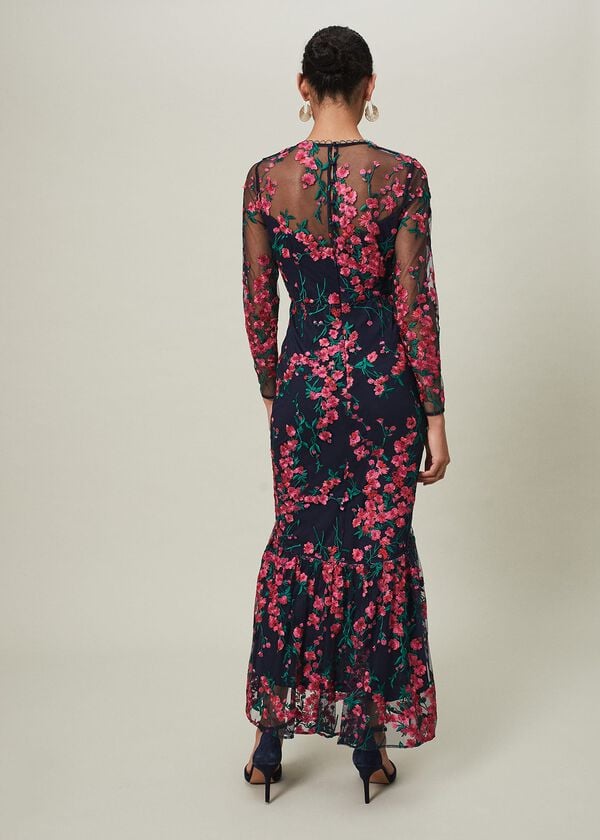 Phase Eight Trisha Embroidered Maxi Dress