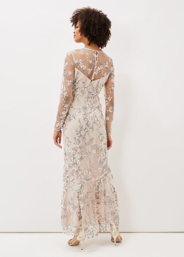 Phase Eight Trisha Embroidered Maxi Dress