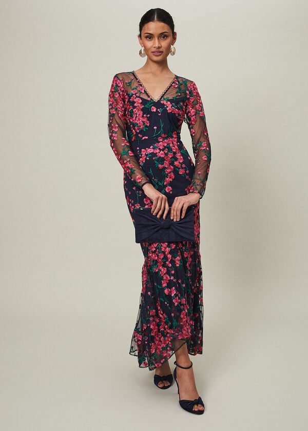 phase eight Trisha Embroidered Maxi Dress