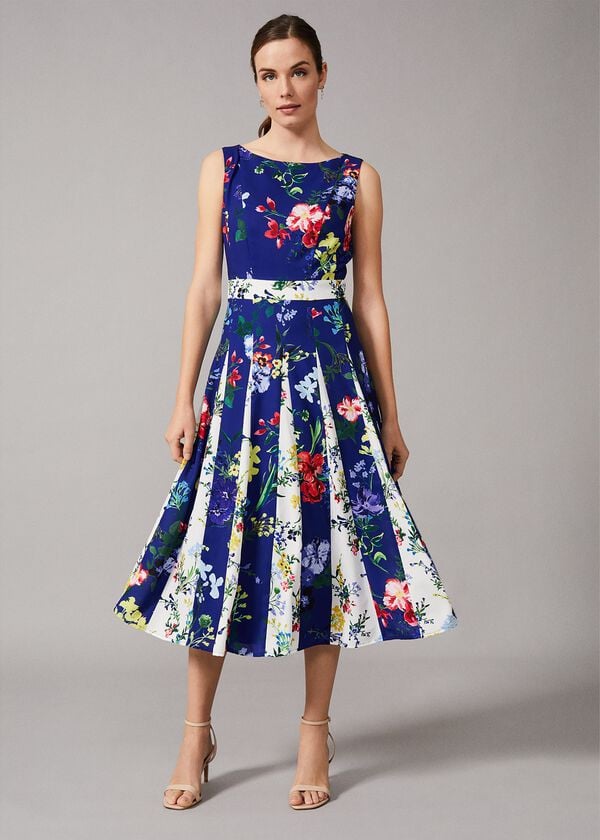 Phase Eight Trudy Patched Floral Dress