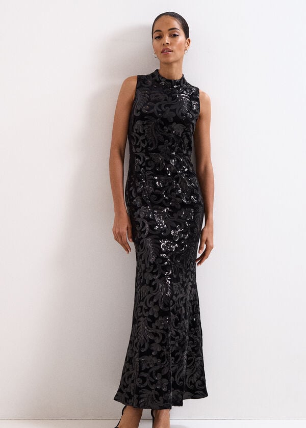 Phase Eight Trudy Sequin Dress