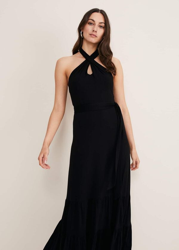 Phase Eight Valeria Jersey Halter Neck Dress