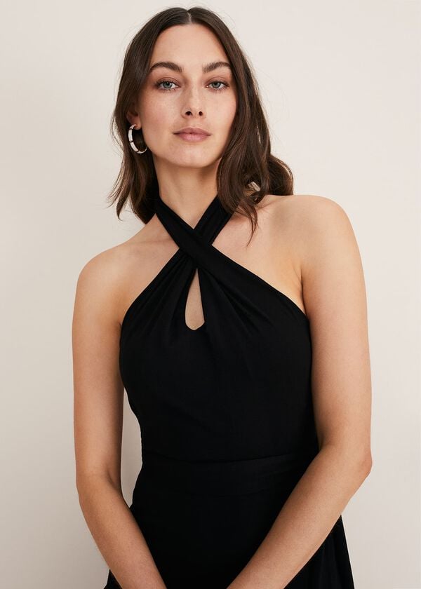 Phase Eight Valeria Jersey Halter Neck Dress