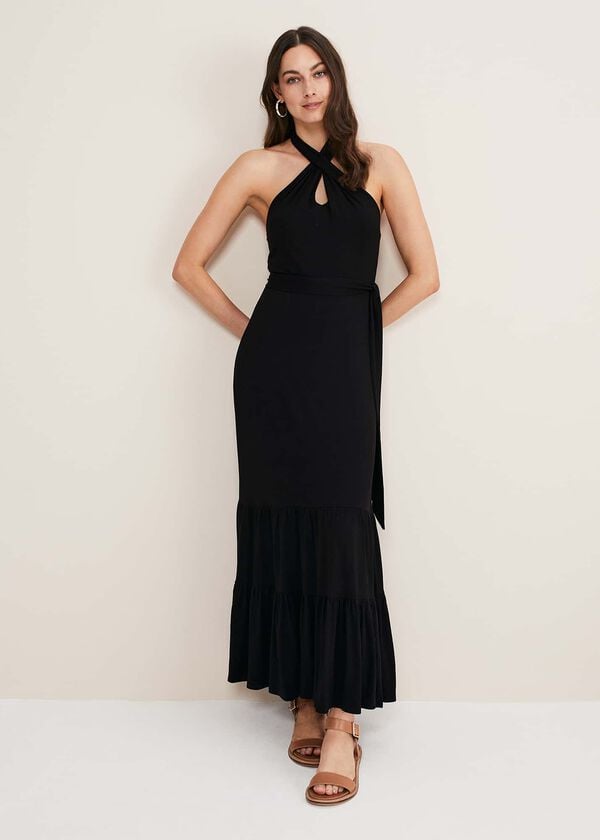 phase eight Valeria Jersey Halter Neck Dress