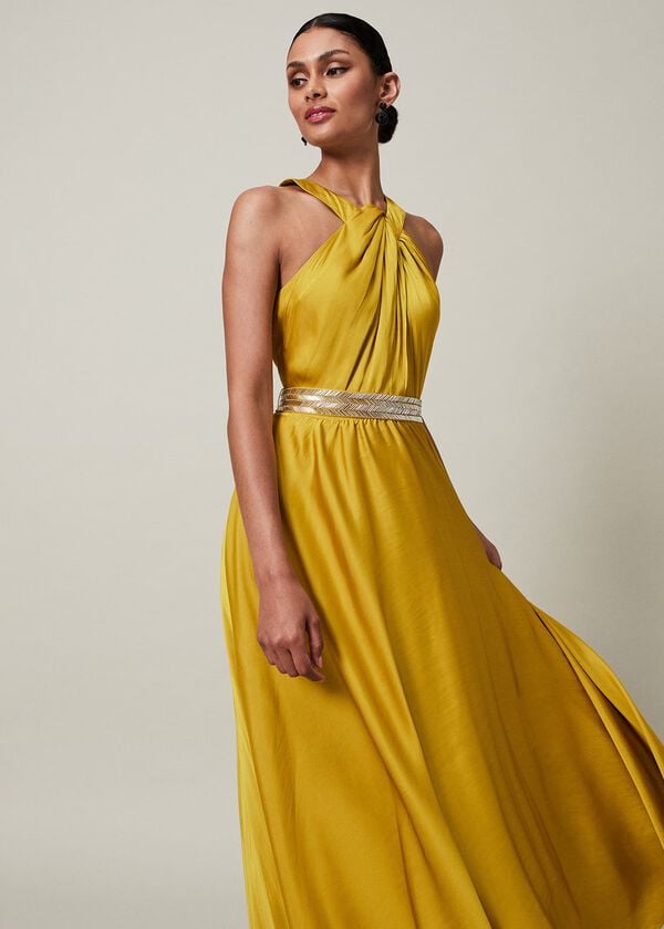 Phase Eight Vanessa Beaded Belt Maxi Dress