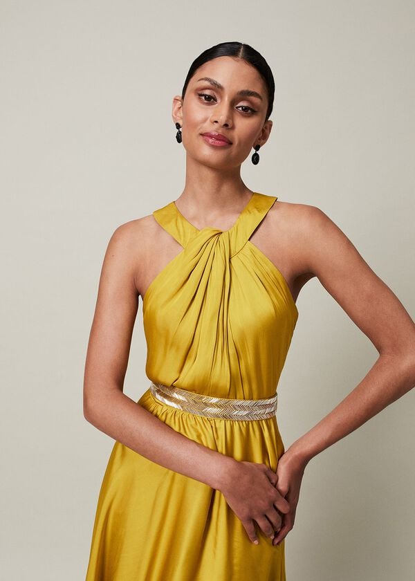 Phase Eight Vanessa Beaded Belt Maxi Dress