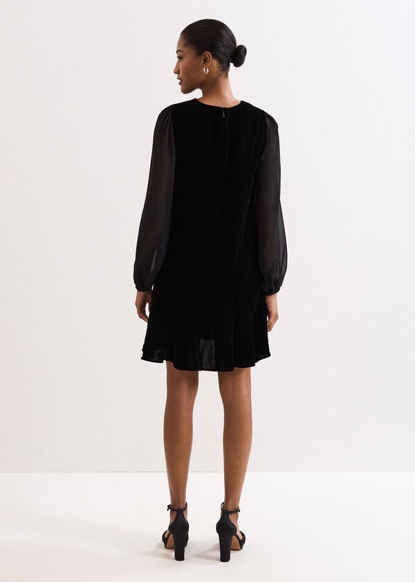 Phase Eight Velvet Swing Dress