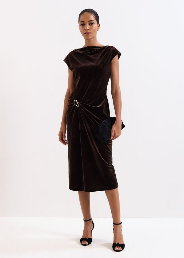phase eight Verra Velvet Midi Dress