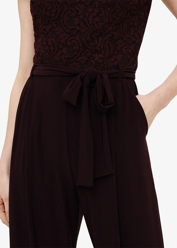 Phase Eight Vicki Lace Bodice Jumpsuit