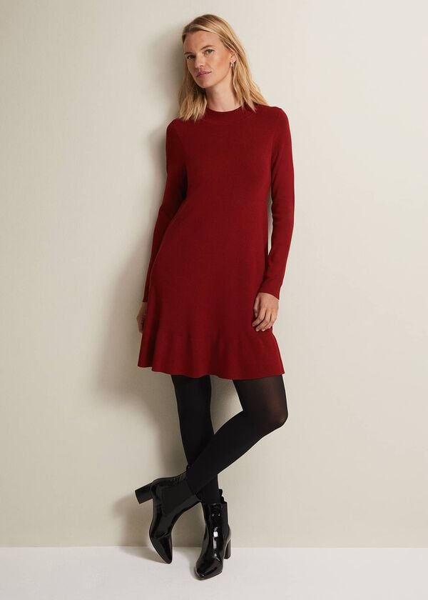 Phase Eight Vickie Fine Knit Mini Dress