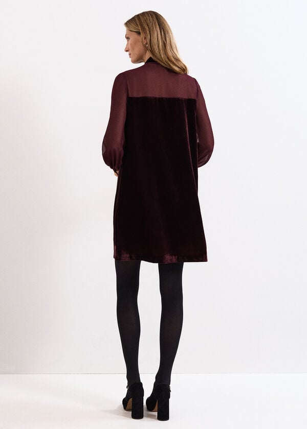 Phase Eight Vinnie Velvet Mini Dress