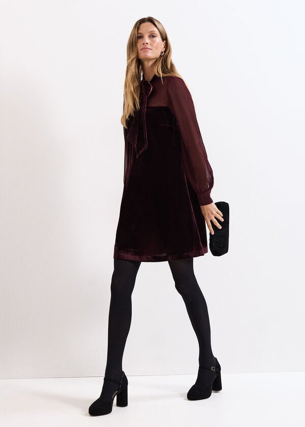 Phase Eight Vinnie Velvet Mini Dress