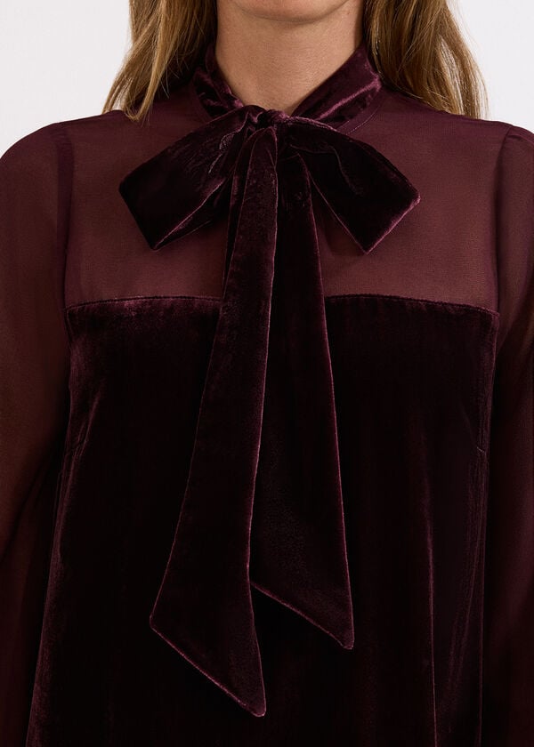 Phase Eight Vinnie Velvet Mini Dress