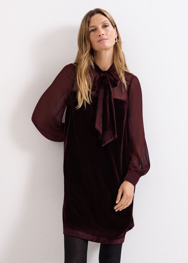 phase eight Vinnie Velvet Mini Dress