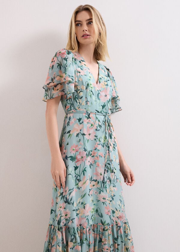 Phase Eight Violet Floral Dress