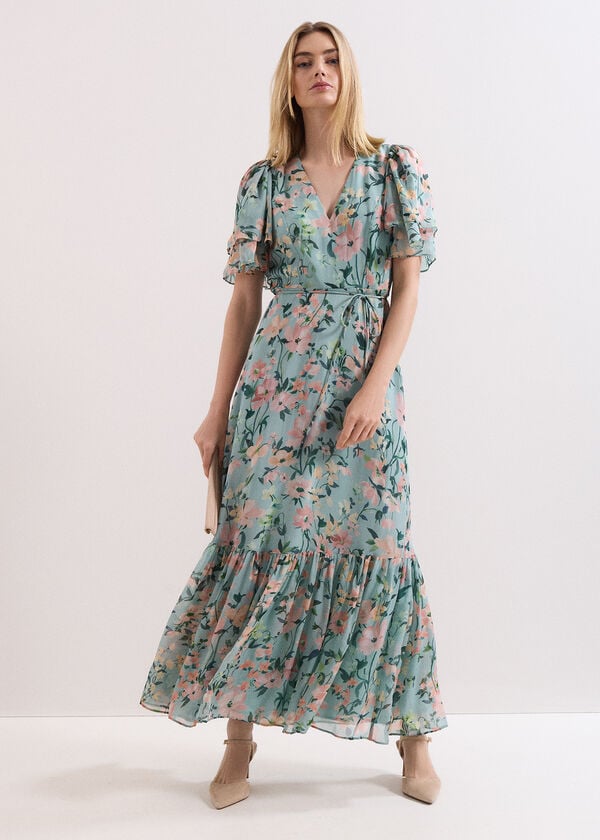 phase eight Violet Floral Dress