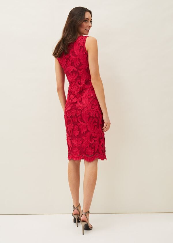 Phase Eight Violetta Tapework Dress