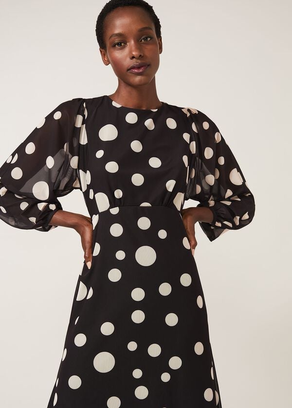 Phase Eight Vita Spot Print Jersey Dress
