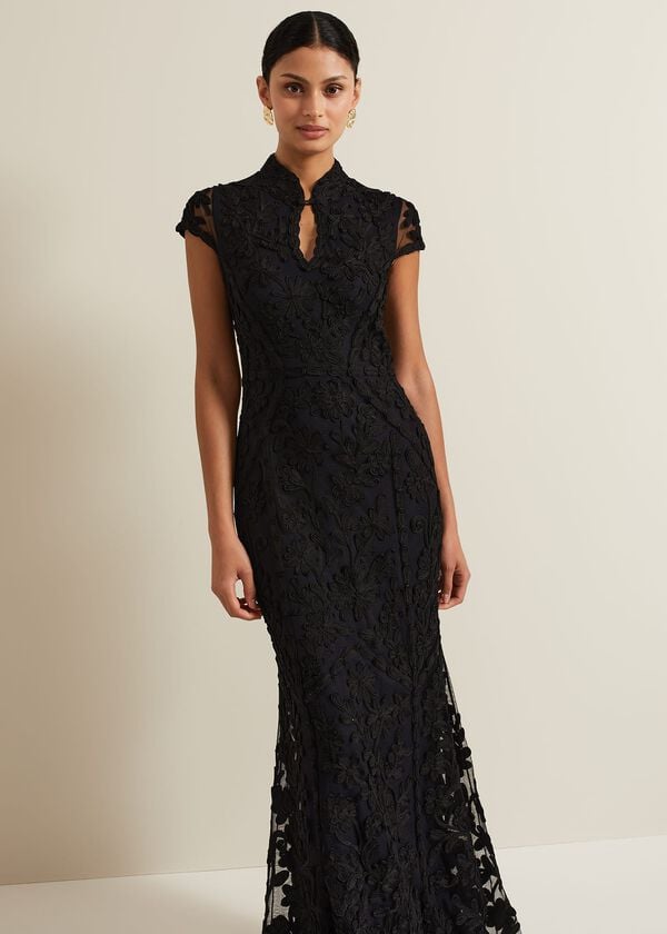 Phase Eight Wenda Tapework Maxi Dress