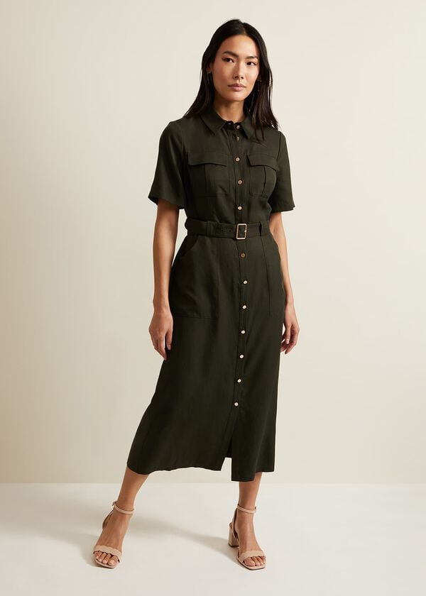 phase eight Willow Midi Utility Dress