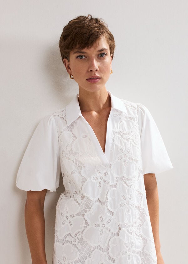 Phase Eight Witney Lace Tunic Dress