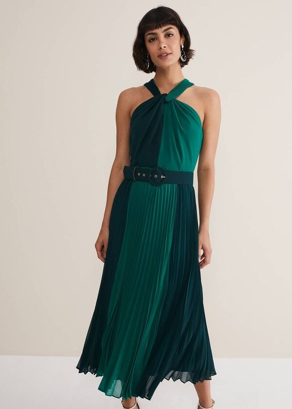 Phase Eight Xenia Pleated Midi Dress