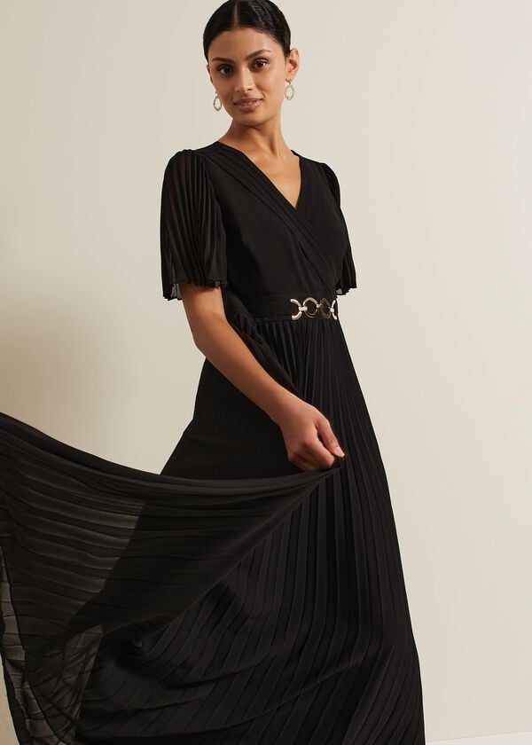 Phase Eight Yasmina Pleated Maxi Dress