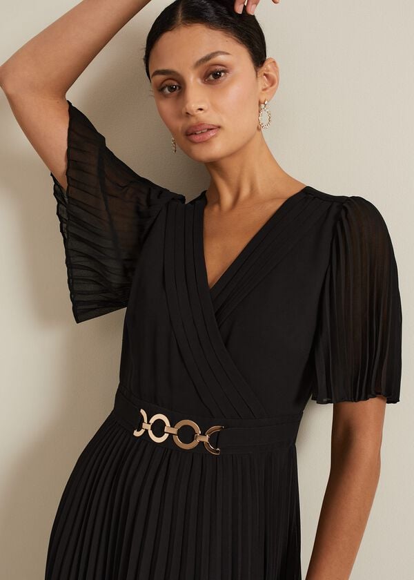 Phase Eight Yasmina Pleated Maxi Dress