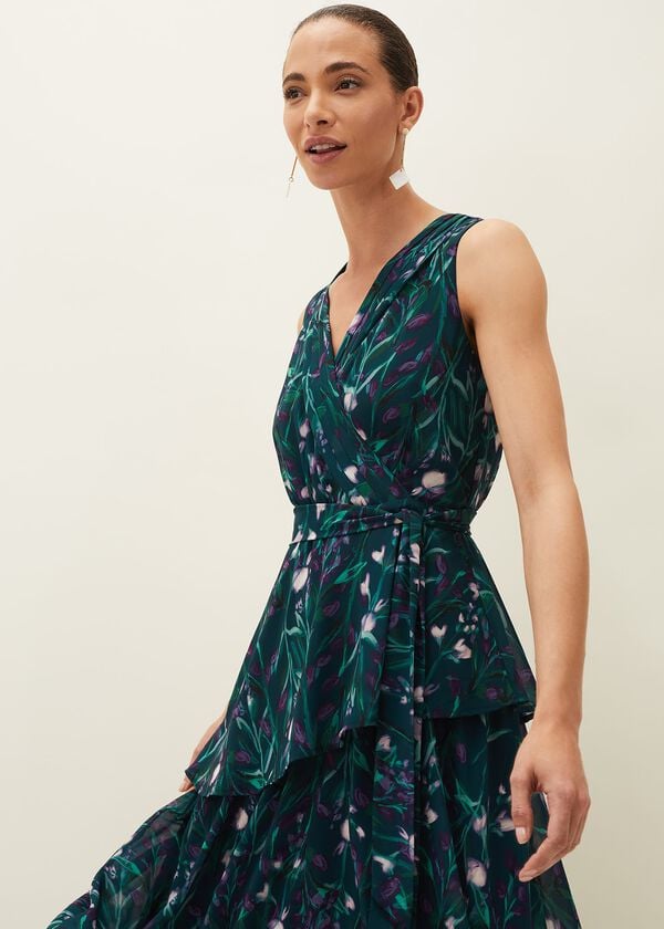 Phase Eight Yasmine Printed Maxi Dress