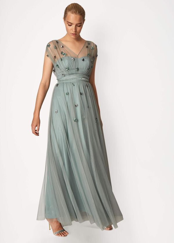 phase eight Yazmina Tulle Maxi Dress
