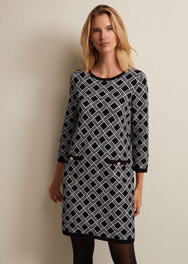 phase eight Zayla Geo Tunic Mini Dress