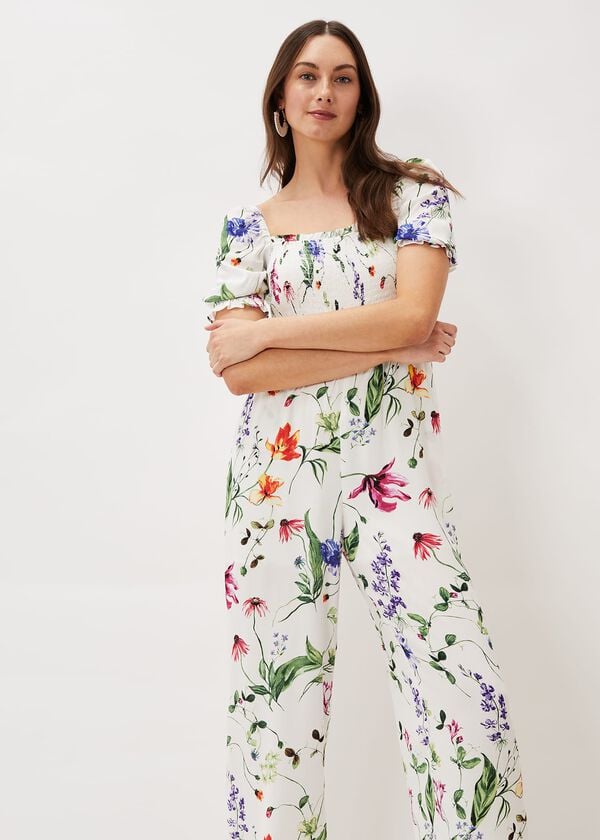 Phase Eight Zaylah Shirred Waist Jumpsuit