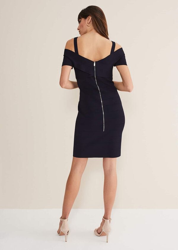 Phase Eight Zella Knitted Bandage Dress