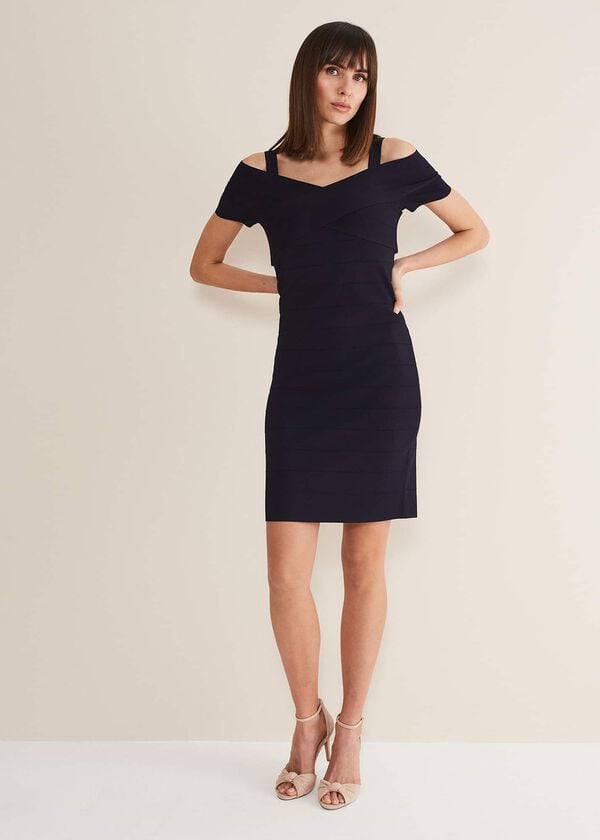 Phase Eight Zella Knitted Bandage Dress