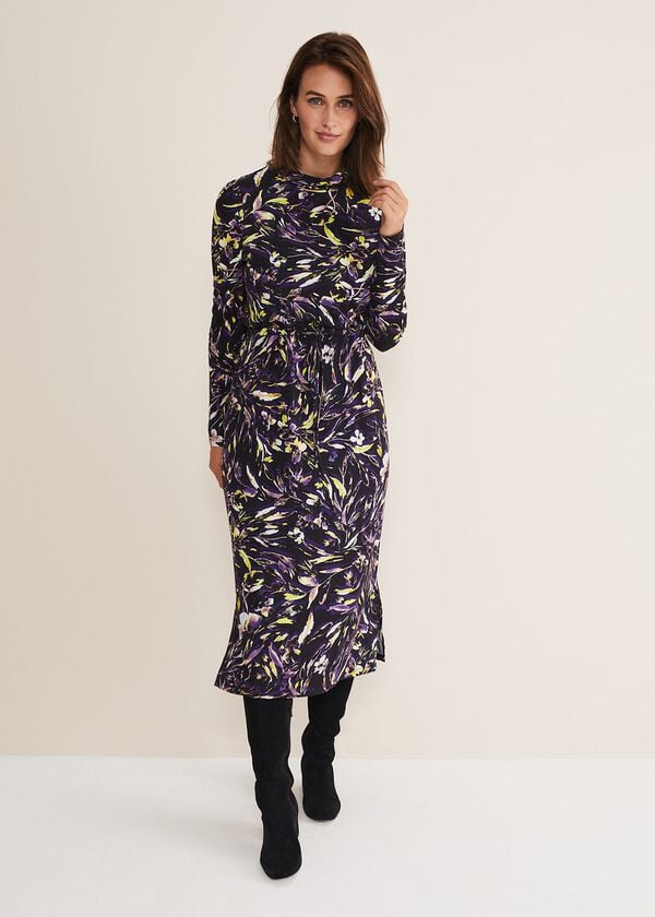 phase eight Zenobia Printed Jersey Dress