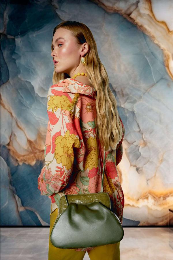 Phialebel Constanza Green Camouflage Green