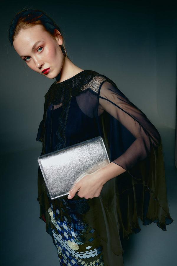 Phialebel Ines Metallic Silver