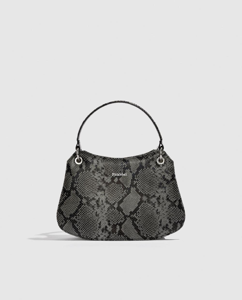 phialebel Mini Olympia camel snakeskin print