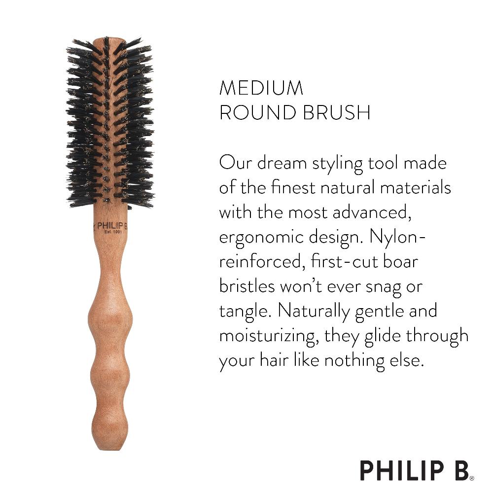 Philip B. Medium (55mm) Round Hairbrush