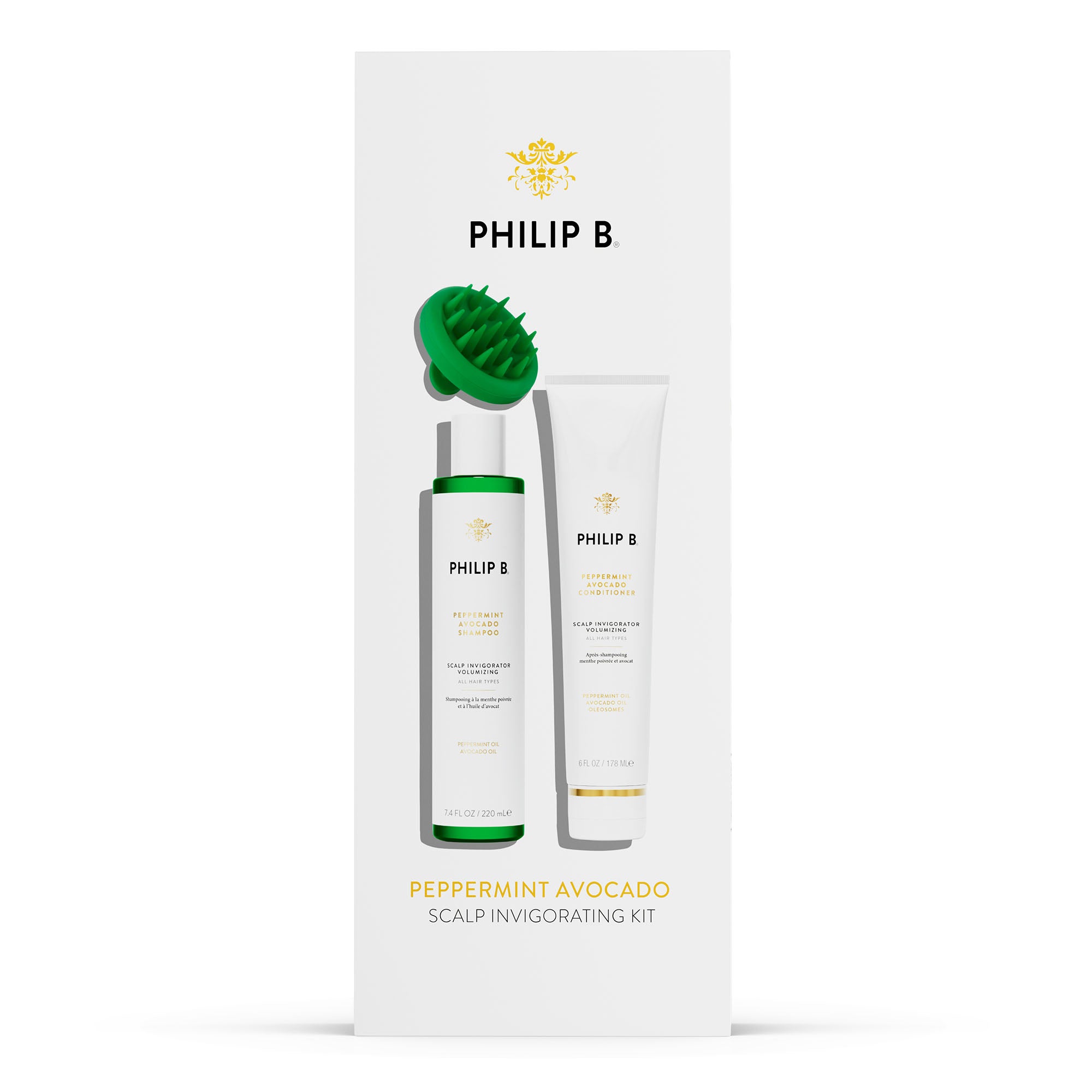 Philip B. Peppermint Avocado Scalp Invigorating Kit