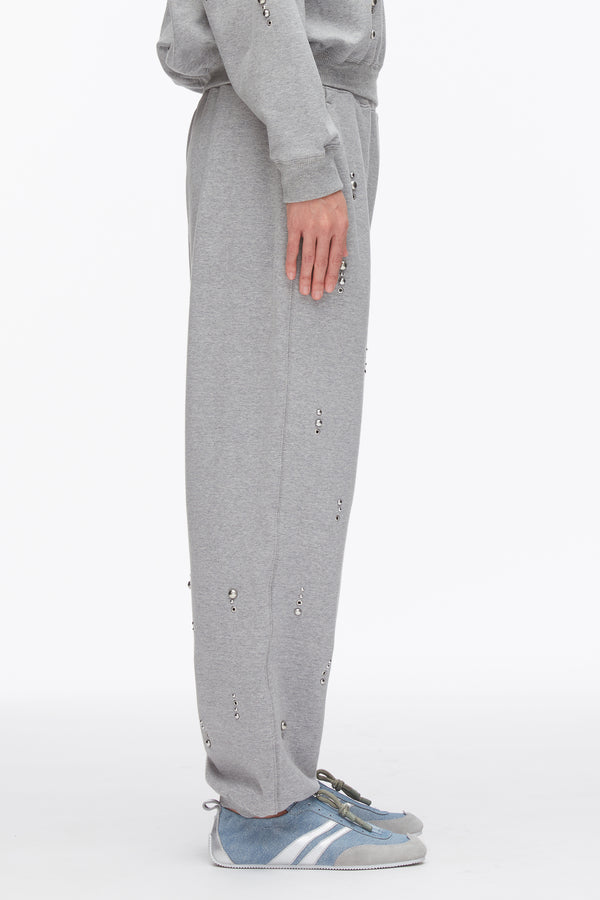 Phillip Lim Dome Embellishment Sweatpants GREY MELANGE