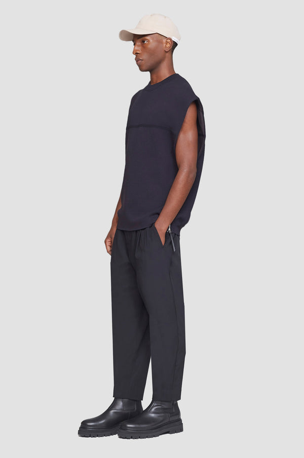 Phillip Lim Double Knit Sleeveless Pullover MIDNIGHT