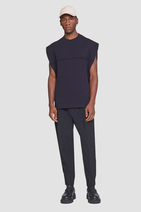 phillip lim Double Knit Sleeveless Pullover MIDNIGHT