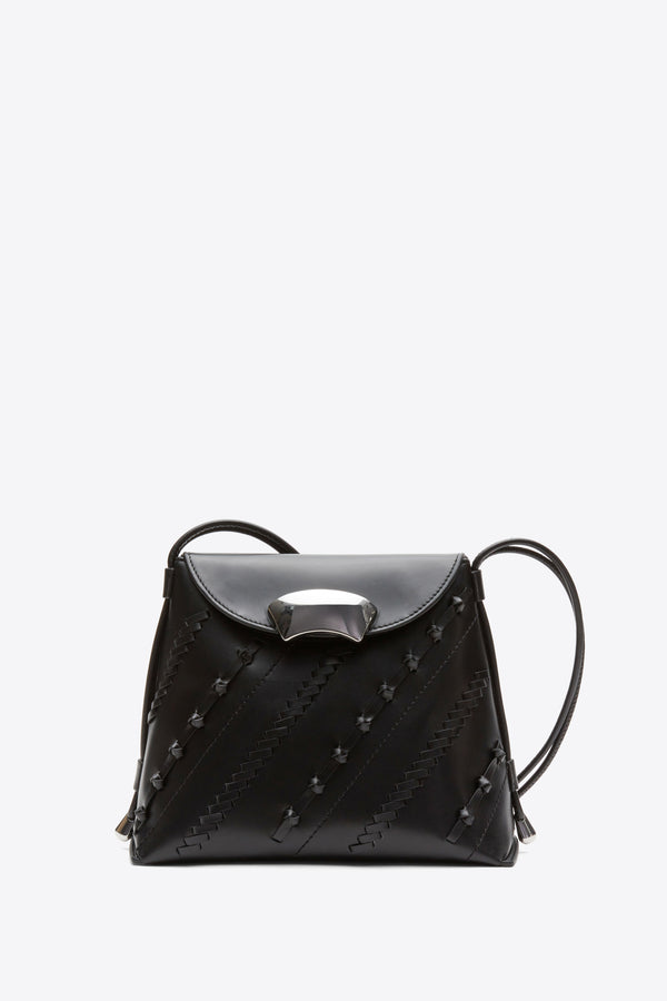 phillip lim ID Petit Soft Shoulder Bag with Leather Craft BLACK