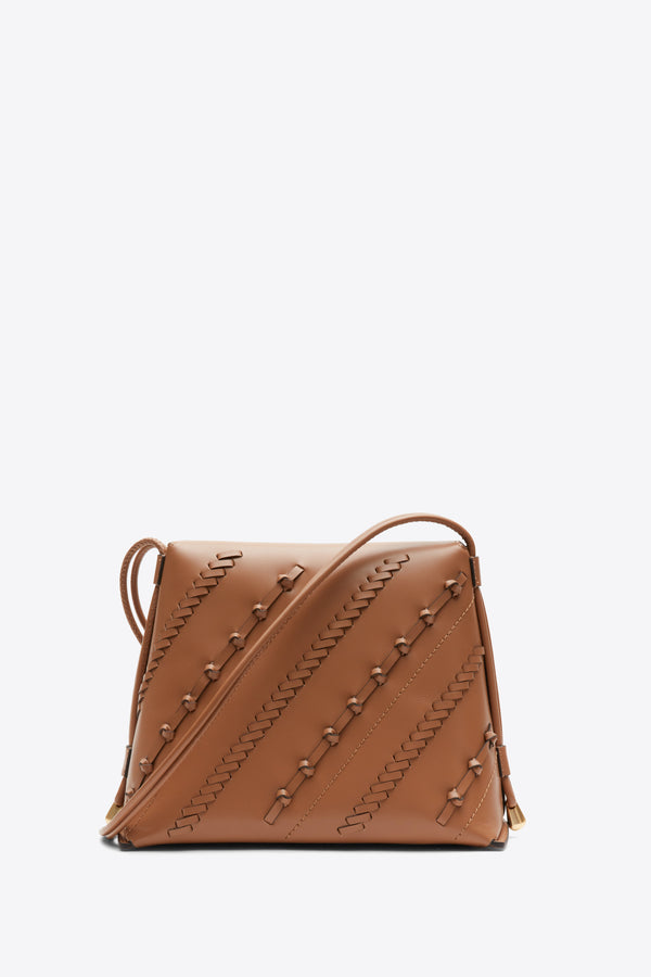 Phillip Lim ID Petit Soft Shoulder Bag With Leather Craft CAMEL