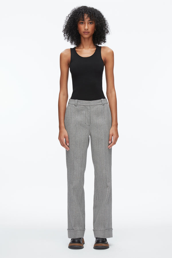 Phillip Lim Jaspé Tailored Flare Trouser GREY MULTI
