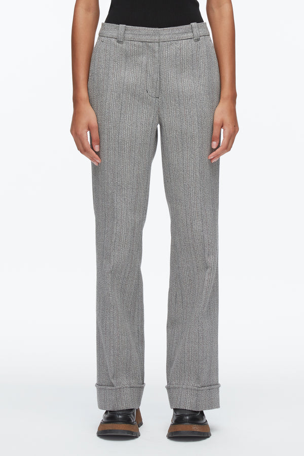Phillip Lim Jaspé Tailored Flare Trouser GREY MULTI