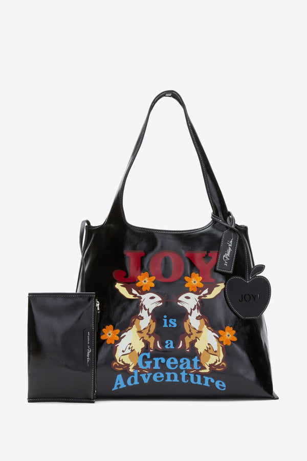phillip lim Joy is A Great Adventure Market Tote BLK MULTI