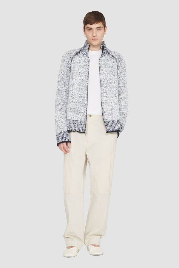 Phillip Lim Long Sleeve Marled Pullover ANTWHT MULTI
