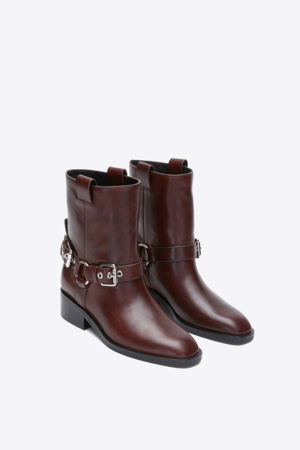 Phillip Lim Alexa Moto Boot ESPRESSO